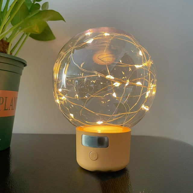 Lámpara Decorativa, Diseño Único de Arte Plástico, Alimentación Por Usb, Luz Cálida, Decoración para Dormitorio, Sala de Estar, Oficina, Estilo Moderno, Ideal para Cualquier Habitación, Tamaño 10 X 1