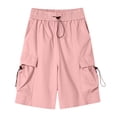 thumbnail image 5 of CAIVO Women Utility Shorts For High Waist Shorts With Minimalist Design Summer Casual Wear For Everyday Style Relaxed Fit Outdoor Work Solid Color Bottoms, 5 of 5