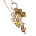 thumbnail image 3 of Aretes Violador con Genuine Czech Crystal By Preciosa Aleación con Oro 18k Jands Joyeria y Moda JA-065-V 01 CAM, 3 of 3