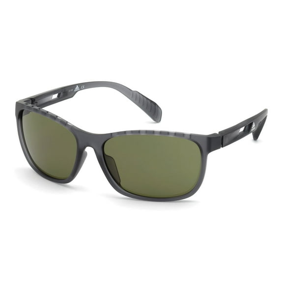 Adidas Golf SP0014 Men's Sport Sunglasses _ Gray Frame/Green Lens -