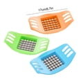 thumbnail image 3 of Oleegame 2PC Potato Fry Cutter Cutting Chopper Chips Tool Potato Vegetable Making Potato Tool Kitchen，Dining & Bar Orange, 3 of 4
