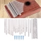 thumbnail image 5 of Teclas de piano de pulgar NikouMX 17 notas Kalimba de acero inoxidable, 5 of 8