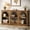 Rustic Brown, variant on Tribesigns Farmhouse Console Table, 63-inch 3 Tier Entryway Table with Storage, Wooden Sofa Console Behind the Couch for Hallway, Rustic Brown