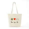 thumbnail image 6 of CafePress - Peace Love Cas Tote Bag - Unisex Canvas Tote Bag, Beige, 1-Piece, 6 of 7