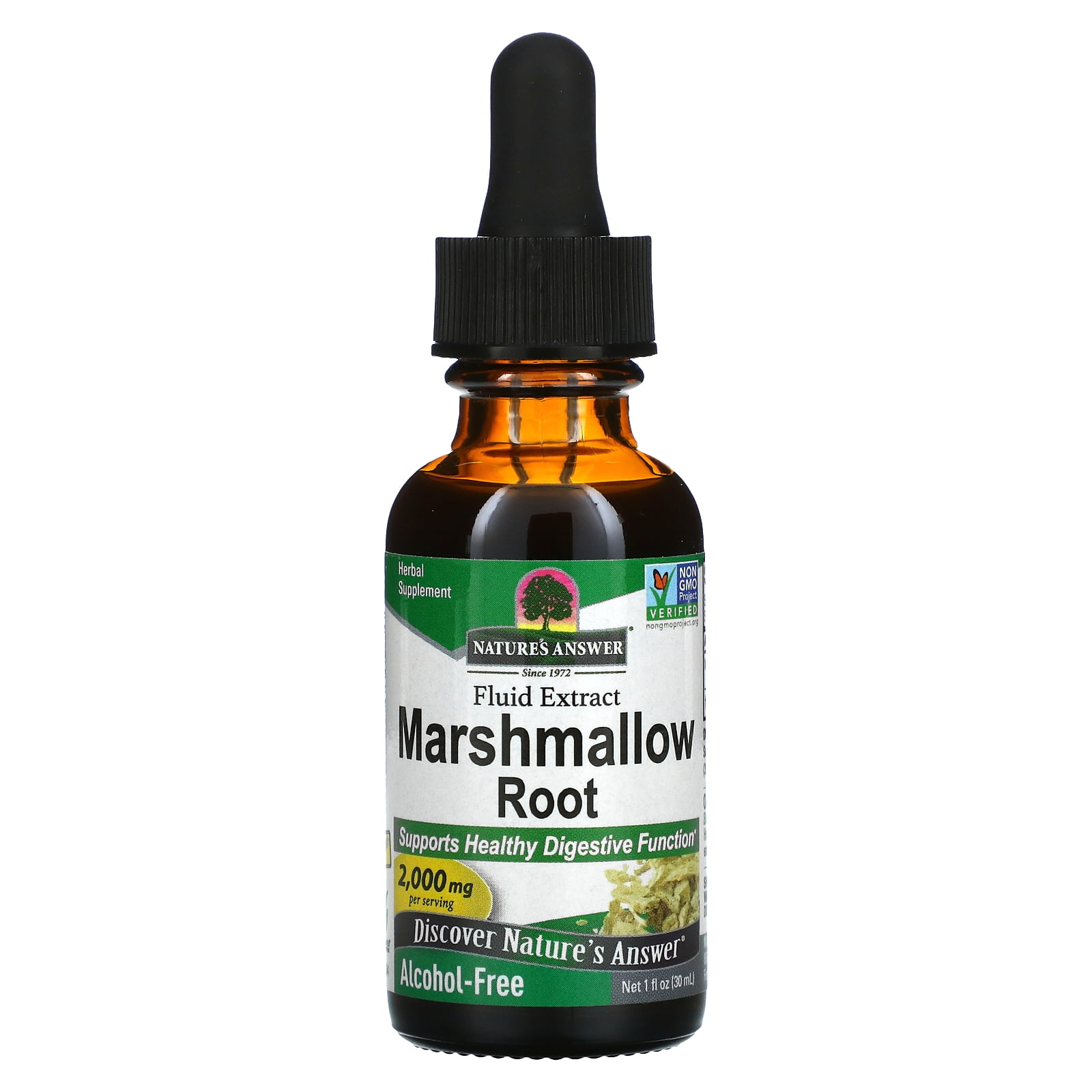 Marshmallow Root, Fluid Extract, AlcoholFree, 2,000 mg, 1 fl oz (30 ml