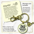 thumbnail image 2 of Dad Tool Gutsy Goodness Bronze Keychain Blessed DIY Tape Charm Best Life Father From Daughter Gift, 2 of 8
