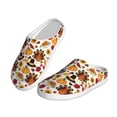 thumbnail image 2 of Lsque turkey hat Pumpkin Pattern Womens Comfort Cotton on Scuff With Memory Foam and Anti-skid Sole Slipper-42/43, 2 of 7