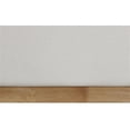 thumbnail image 6 of Bowery Hill Contemporary Cream Linen Textured Fabric Queen Bed, 6 of 10