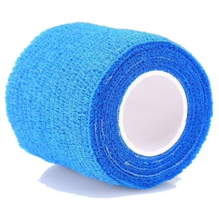 Athletic Tape Ankle (Doact Self Adherent Cohesive Wrap Bandages, Elastic Fist Aid Stick Wrap Athletic Tape for Wrist and Ankle Sprain Swelling and Soreness , 2 Inches X 5 Yards, 6)