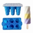thumbnail image 2 of Molde for helado en espiral con 6 conexiones, molde for paletas de silicona con tapa y palo de madera, herramienta for helado casera, 2 of 2