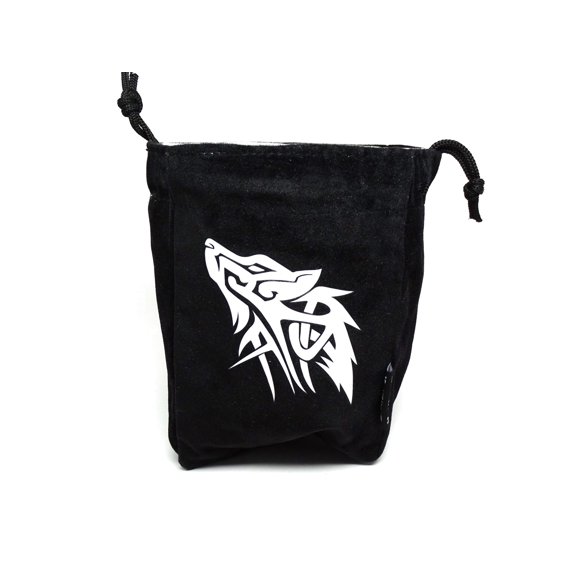 Wolf Reversible Microfiber Self-Standing Large Dice Bag
