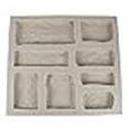 thumbnail image 3 of Veneer Stone Rubber Mold for Concrete or Plaster, Limestone Flats, 22.75x20.5, Version 5, Recycled Material, 3 of 4