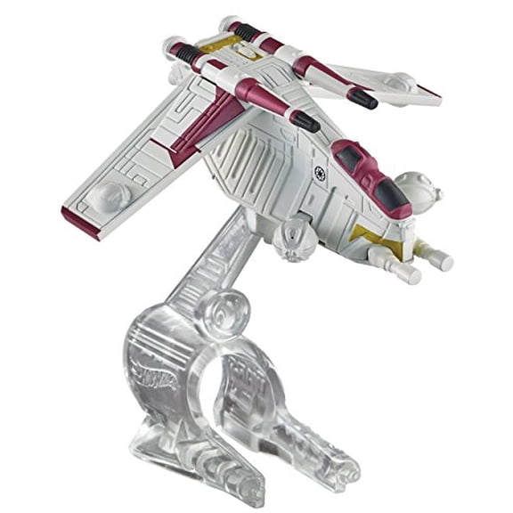 Hot Wheels, Star Wars, Republic Attack Gunship Die-Cast Spaceship Play Vehicle