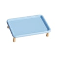 thumbnail image 4 of hengtong Cat Dispenser Raised Stand Cat Water Bowl Dispenser Stand Cat Dispenser Rack Blue, 4 of 10