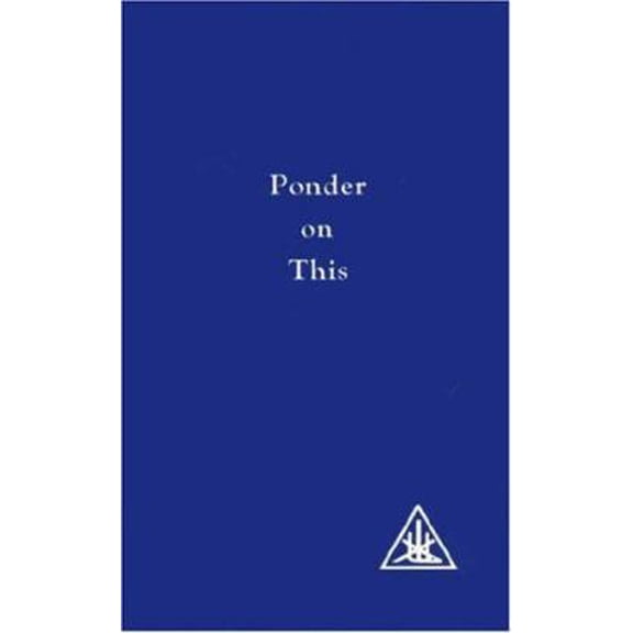 Pre-Owned Ponder on This: A Compilation (Paperback) 085330131X 9780853301318