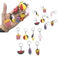 thumbnail image 2 of Sonducket Llaveros Bolsa Colgante Decorativo Multipropósito Ahorro de espacio Adorno de coche Artesanía Dulce regalo LLavero de mano de obra Ropa, zapatos y accesorios Miscelánea rojo/amarillo 7, 2 of 6