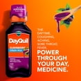thumbnail image 3 of VICKS DayQuil Cold & Flu Medicine, Daytime Relief, Elderberry Flavor, 12 fl oz, 3 of 7