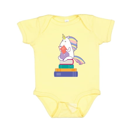 

Inktastic Book Lovers Gifts Unicorn Librarian Gift Baby Girl Bodysuit