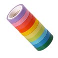 thumbnail image 4 of Moyic Cinta Washi decorativa para manualidades, juego de papel adhesivo de arcoíris para manualidades, planificadores, álbumes de recortes, Kits de experimentos de química, 4 of 6
