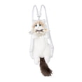 thumbnail image 2 of Bonita mochila de peluche con forma de gato, bolsa creativa con forma de animal de peluche para niñas amantes de los gatos, 2 of 8