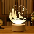 thumbnail image 1 of Lámpara de noche Led de acrílico 3D Love para niños, luz de noche, lámpara de mesa, decoración de fiesta de cumpleaños, Día de San Valentín, lámpara EID Mubarak, regalos, 1 of 4