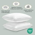 thumbnail image 3 of King Size Down Alternative Pillows Set of 2-20 x 36 Bed Pillows for Sleeping,  Pillows Good for Side and Back Sleeper, 3 of 6
