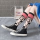 thumbnail image 5 of Balery Pink Cheetah Art Calcetines novedosos Calcetines deportivos Calcetines hasta la rodilla Calcetines de algodón Calcetines originales y geniales, 5 of 6