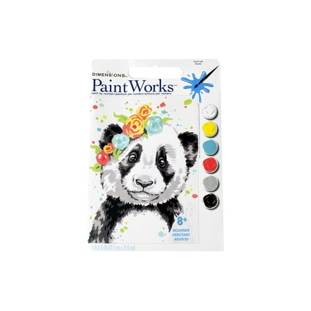 UPC: 0088677917395 | Paintworks Panda 8  x 10  Paint by Number Kit