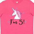 thumbnail image 4 of Inktastic 5th Birthday Cute Unicorn Youth T-Shirt, 4 of 5