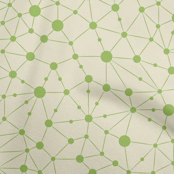 oneOone Cotton Flex Cream Fabric Sewing Material Print Fabric By The Yard 40 Inch Wide