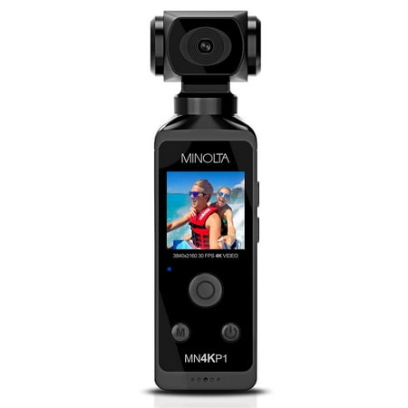Minolta MN4KP1 4K Ultra HD Wi-Fi Enabled Pocket Camcorder