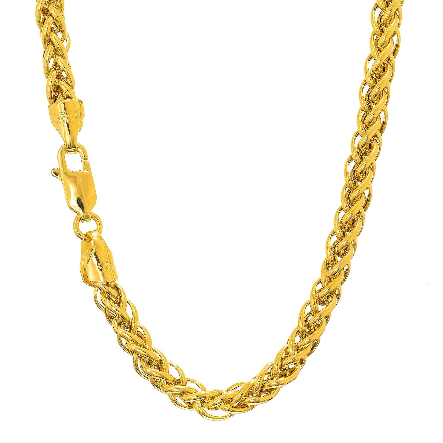 14k Yellow Gold Light Weight Wheat Chain