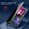 thumbnail image 5 of For Samsung Galaxy S22 Ultra Shockproof Anti-Peeping Built in Privacy Magnetic Tempered Glass 360° Case Cover, 5 of 6