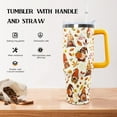 thumbnail image 3 of 40 oz Fall Gnome Tumbler Insulated Stainless Tumbler, Fall Travel Coffee Cup Water Botter, Autumn Fall Gift for Thanksgiving Christmas, 3 of 6