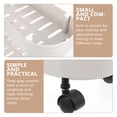 thumbnail image 3 of Plastic Roller Storage Rack with Double Layer Design for Easy Organization Grey, 3 of 6