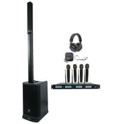 JBL EON ONE MK2 1500w Rechargeable Line Array DJ PA Speaker+(4) Wireless Mics