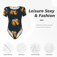thumbnail image 6 of The Xecao Beer Women's Crew Neck Body Suit, a short-sleeved bodysuit and basic swimsuit, both comfort and style for dating and daily life, 6 of 9