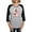 Heather/Black, variant on CafePress - Happy Christmas Krampus Long Sleeve T Shirt - Womens Baseball Tee