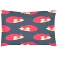 thumbnail image 3 of Juego de ropa de cama de 3 piezas ABPHQTO Funda de edredón zorro durmiente con 2 fundas de almohada, 3 of 4