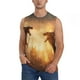 thumbnail image 1 of Fotbe Castle Cool Fire Dragon Men's Camiseta sin Mangas Estampada para Hombres, Playera Casual para Gimnasio, Entrenamiento, Playa-X-Large, 1 of 7