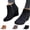 Black, variant on Wedge Boots for Women Fall Winter Faux Suede Warm Ankle Short Booties Non Slip Wide Calf Low Heels Shoes (Black)