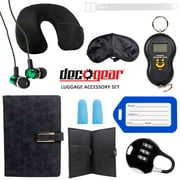 Deco Gear Luggage Accessory Kit - 10 Piece Ultimate Travel Bundle