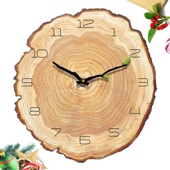 Worgeous Quartz Clock with Design Silent and Accurate for Home Use Multi Color 12 Inch