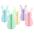thumbnail image 1 of Rabbit Macaron 5 Piece Set Easter Rabbit Ornament Theme Party Table Center Decor Item Birthday Decoration Item, 1 of 9