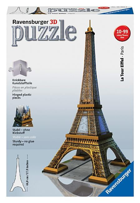 Tour Eiffel Paris France 3D Puzzle Jigsaw Modèle Cadeau Golden Bronze or 