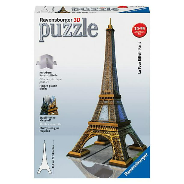 - 3D Puzzle - Eiffel Tower Paris - 216 Piece Jigsaw Puzzle - Walmart.com