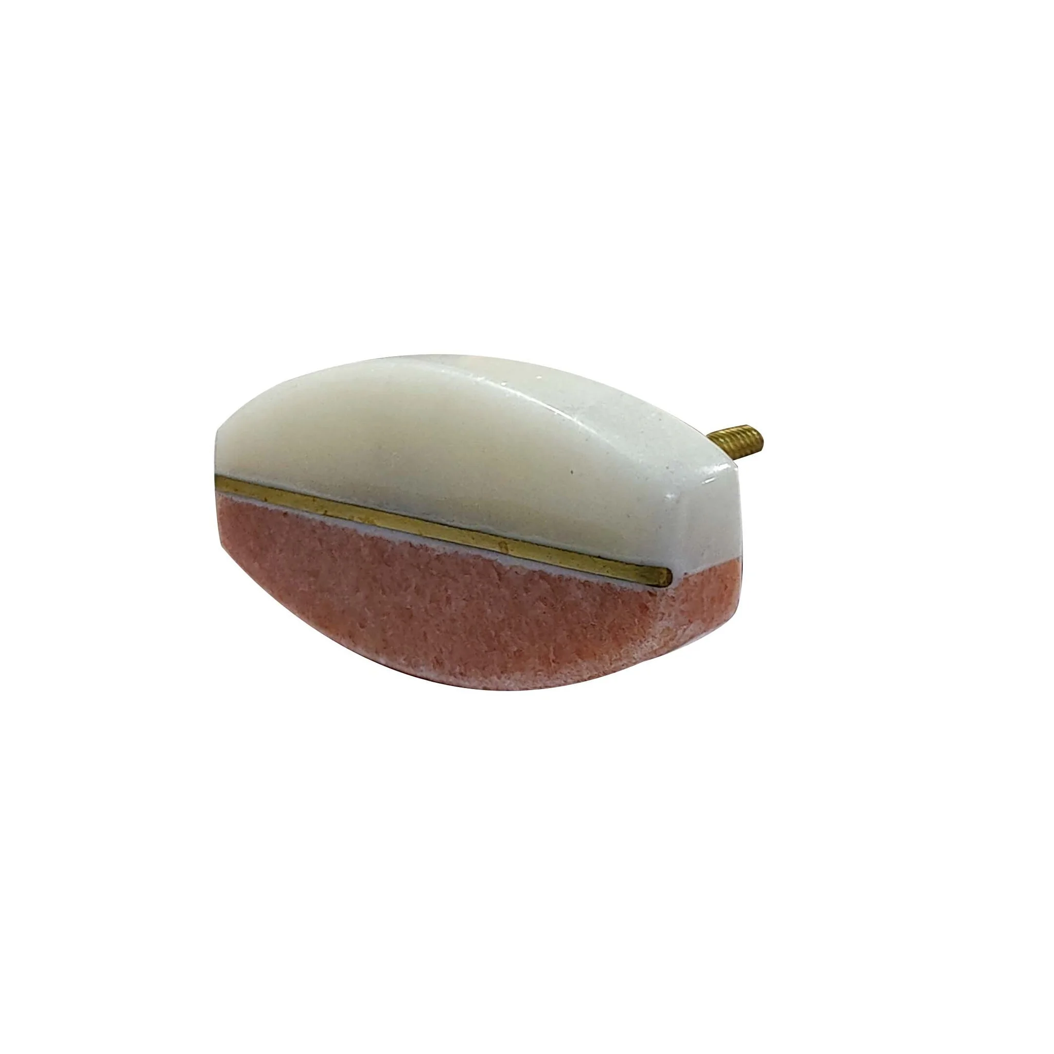 Perilla Home Adore Pink Oval Marble Knob (Set of 6) Knob Pull And Push For Handles Cabinet Door Home Interior Decorative Knobs for Home Kitchen Cupboard Dresser Wardrobe Drawer Pulls : Pink and White