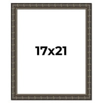 17x21 Frame Black Bamboo Solid Wood Picture Frame Width 1.5 Inches | Interior Frame Depth 0.5