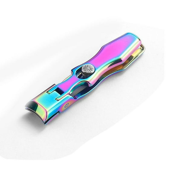 Portable Fingernail with Safety Lock Ingrown Toenail Opening Cutter Thick Nails Anti Splash Trimmer Nail Clippers 3