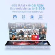 BYYBUO SmartPad T10 , 10.1 inch Android 12 Tablet, Octa-Core 2.0 GHz Processor, 7000mAh, 4G RAM 64GB ROM 1920x1200 Resolution, 2.4G+5G WiFi